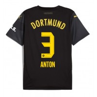 Fotbalové Dres Borussia Dortmund Waldemar Anton #3 Venkovní 2024-25 Krátký Rukáv